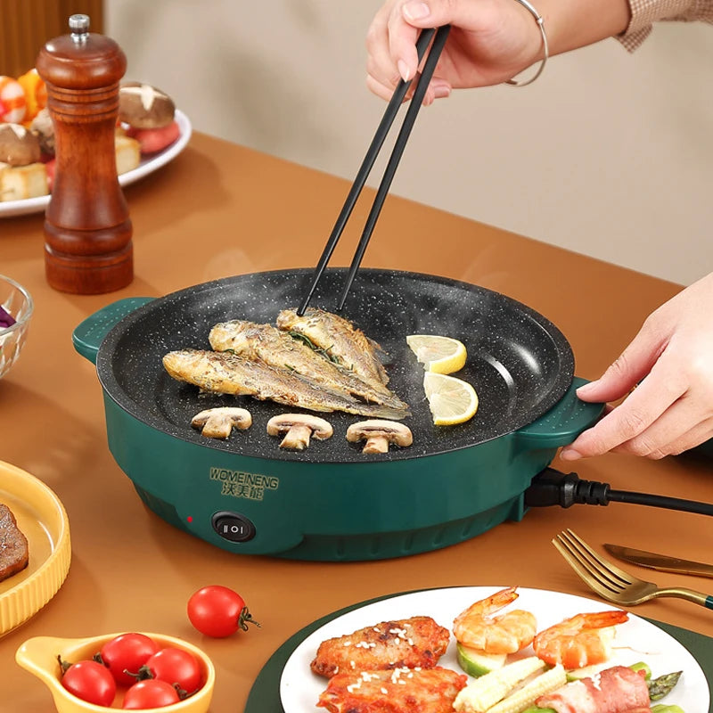 mipiace™    Househould Barbecue 220V Electric Frying Pan 2024